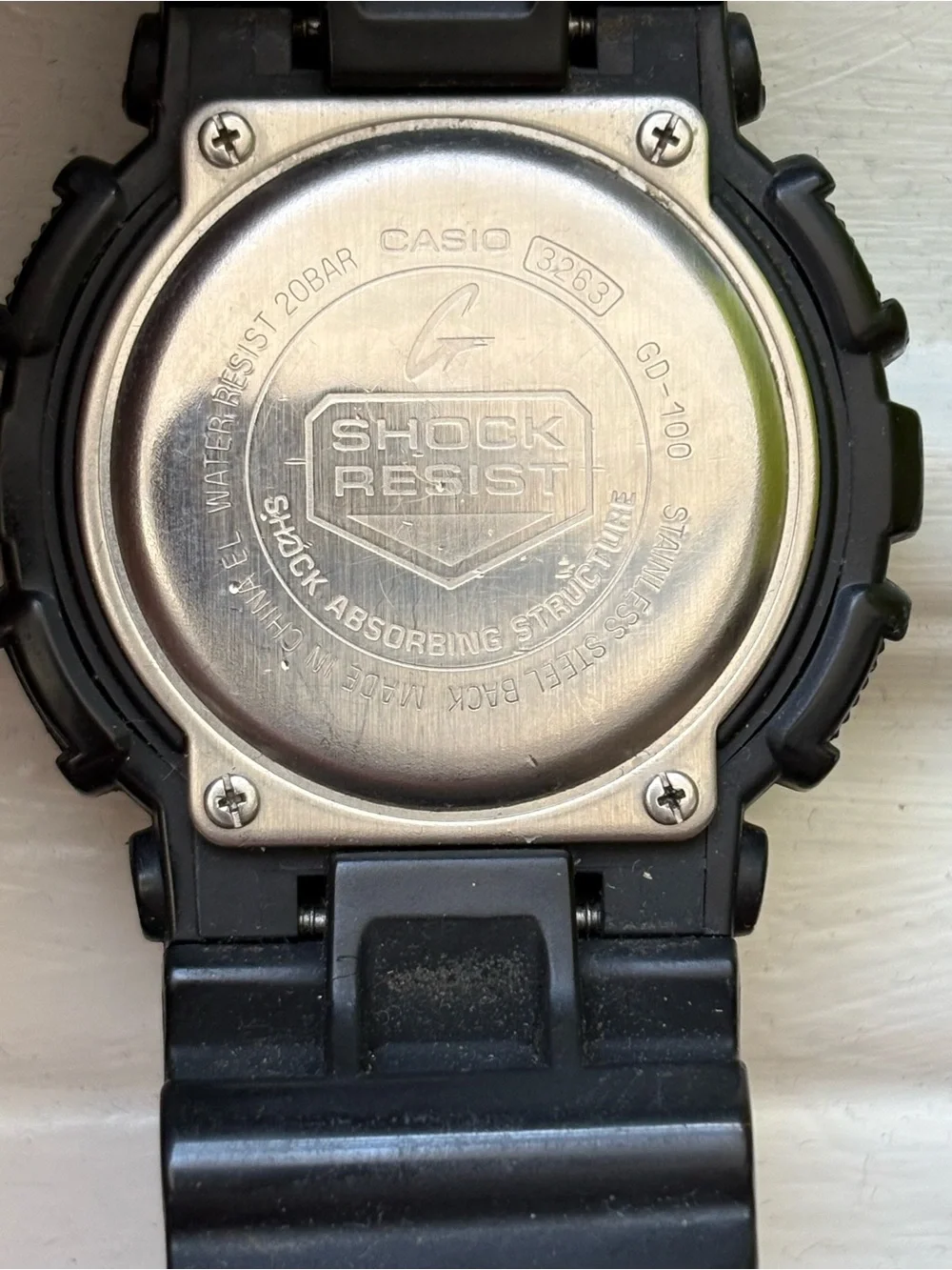Casio G-Shock Digital Watch - Black GD-100